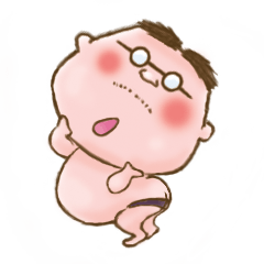 [LINEスタンプ] おっちゃん うっぷす 