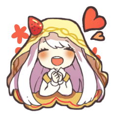 [LINEスタンプ] お菓子な女の子たち