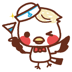 [LINEスタンプ] LARUS KOBE 