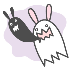 [LINEスタンプ] うさオバちゃん
