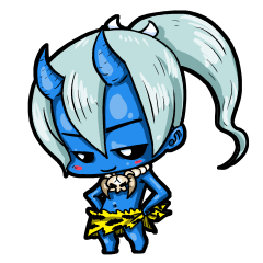 [LINEスタンプ] 青鬼君 fetchpriority=high