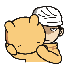 [LINEスタンプ] ウザキと中の人 