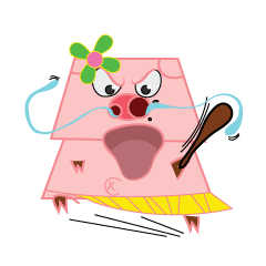 [LINEスタンプ] PINKY pig fetchpriority=high