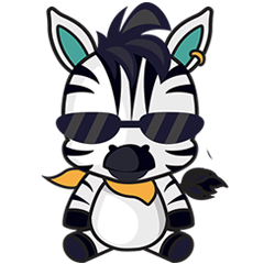[LINEスタンプ] ゾニー、かわいくて魅力的なシマウマ 