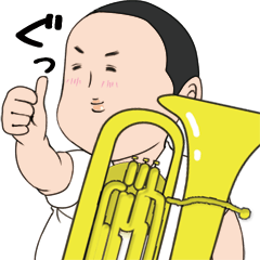 [LINEスタンプ] ブラスバンド(金管ver)