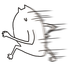 [LINEスタンプ] おもちのようなねことうさぎ 