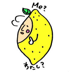 [LINEスタンプ] ひと言英語でしゃべレモン 