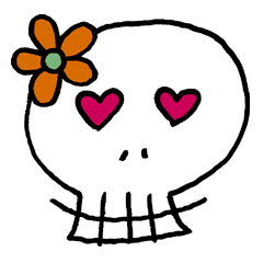 [LINEスタンプ] Lovely Skull 