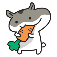 [LINEスタンプ] ふにふにハムスター 