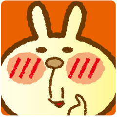 [LINEスタンプ] あなうさぎさん 