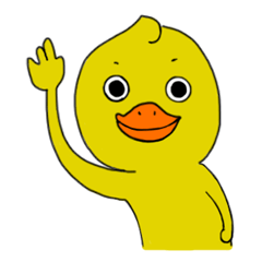 [LINEスタンプ] かわうなあひるちゃん 
