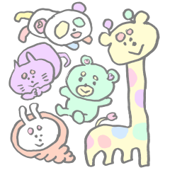 [LINEスタンプ] ふにふにアニマルさん fetchpriority=high