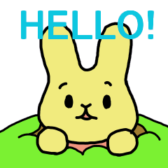 [LINEスタンプ] メッセンジャーうさぎ 