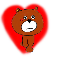 [LINEスタンプ] はーとふるくますけ 