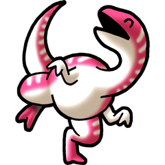 [LINEスタンプ] 恐竜図鑑 01