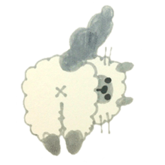 [LINEスタンプ] ふわふわ しろちゃん 