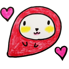 [LINEスタンプ] 赤くてキュってなってるやつ fetchpriority=high