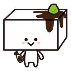 [LINEスタンプ] まっしろ豆腐ちゃん