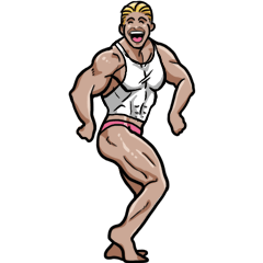 [LINEスタンプ] マッチョで会話しよっ！