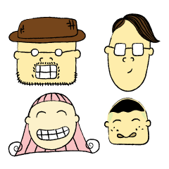 [LINEスタンプ] Buta Family fetchpriority=high