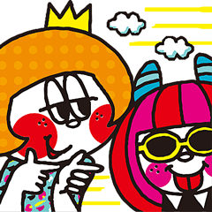 [LINEスタンプ] コミカルな:)ヒーローの日常"Super Bobs." 