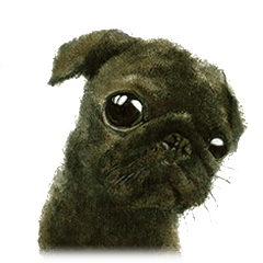 [LINEスタンプ] Boku Pug 
