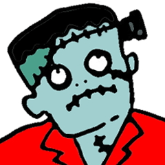 [LINEスタンプ] フランケン君とお騒がせフレンズ 