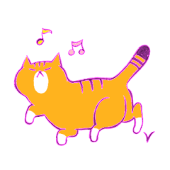 [LINEスタンプ] ねこ日記
