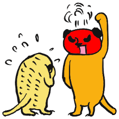 [LINEスタンプ] ミーアキャットスタンプ 喜怒哀楽編 fetchpriority=high