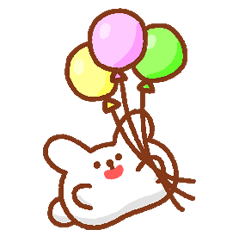 [LINEスタンプ] ゴマうさぎ 