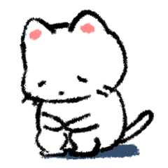 [LINEスタンプ] アンニュイなネコ 