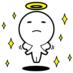 [LINEスタンプ] 白い天使と白い悪魔(SD) 