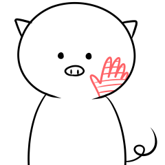 [LINEスタンプ] ぶたさんだよ 
