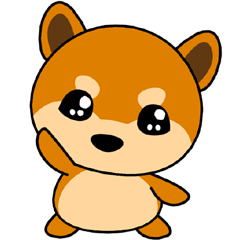 [LINEスタンプ] 豆柴の子茶々 