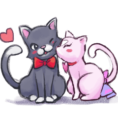 [LINEスタンプ] ラブねこなん 