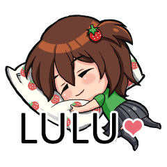 [LINEスタンプ] I am LuLu (Japan) 