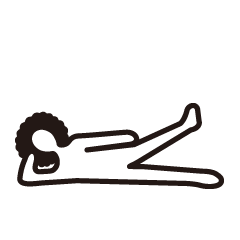 [LINEスタンプ] 暇人アフロ