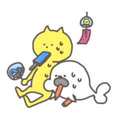 [LINEスタンプ] にゃんこい奴ら 