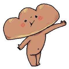 [LINEスタンプ] パン屋のパン 