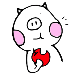 [LINEスタンプ] ブタザキさんの日常 
