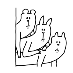 [LINEスタンプ] うざい動物たちです。 