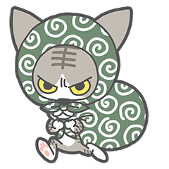 [LINEスタンプ] 怪盗にゃんこ