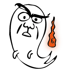 [LINEスタンプ] うざい守護霊 