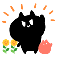[LINEスタンプ] やにゃ！っていうネコ 
