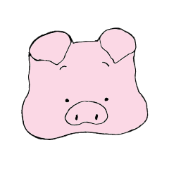 [LINEスタンプ] うちの仔豚くん 