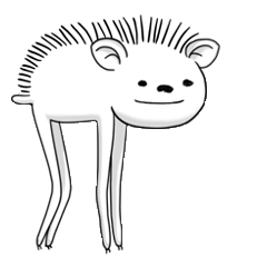 [LINEスタンプ] あしながはりねずみ 