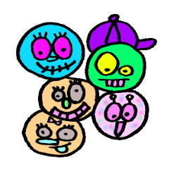 [LINEスタンプ] カラフルフレンド 