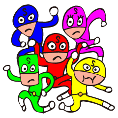 [LINEスタンプ] 我ら「スタンプ戦隊」イーカゲンジャー 