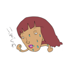 [LINEスタンプ] クレイジーガール