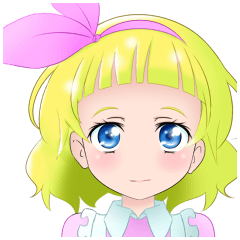 [LINEスタンプ] 女の子スタンプ アリシアちゃん